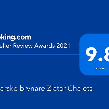 Zlatarske brvnare Zlatar Chalets Nova Varoš Exteriör bild